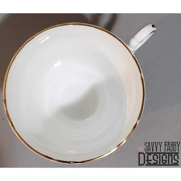 Vintage Royal Darwood fine bone china Teacup, Canada Botanical Gardens, Rare - Picture 4 of 5